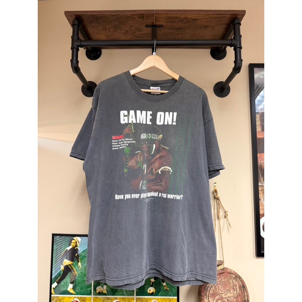90s Vili The Warrior University of Hawaii Mascot Vintage Hanes College Tee Shirt - Picture 2 of 5